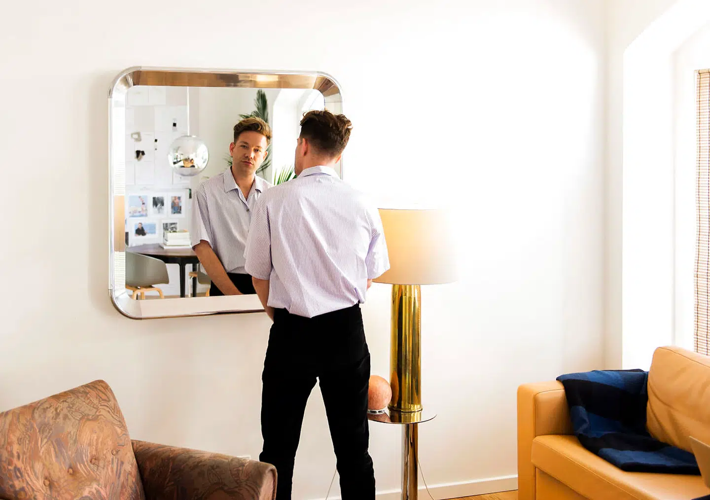 Det tidløse japanske spejl fik Martin Asbjørn af en ven – i dag betyder det noget særligt for ham.