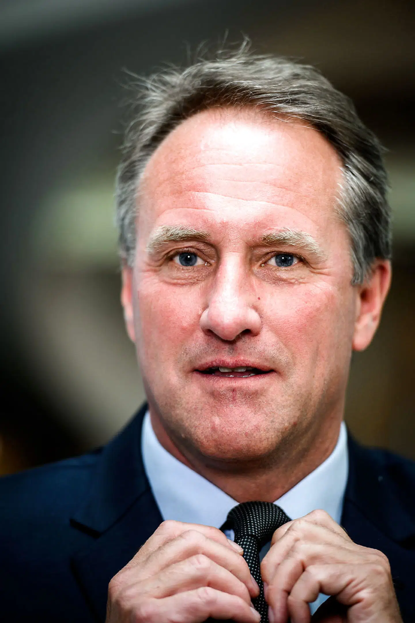 Dansk Industri præsenterer ny administrerende direktør, Lars Sandahl Sørensen, på et pressemøde i Industriens Hus i København, torsdag den 9. maj 2019.. (Foto: Ida Marie Odgaard/Ritzau Scanpix)