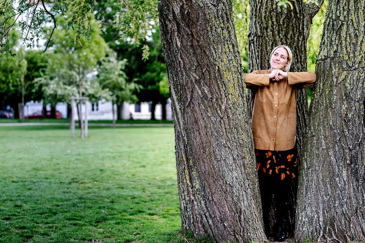 Michelle Kristensen søger ud i naturen, når hun er ked af det. Ofte løber hun en tur eller hopper i vandet med våddragt.