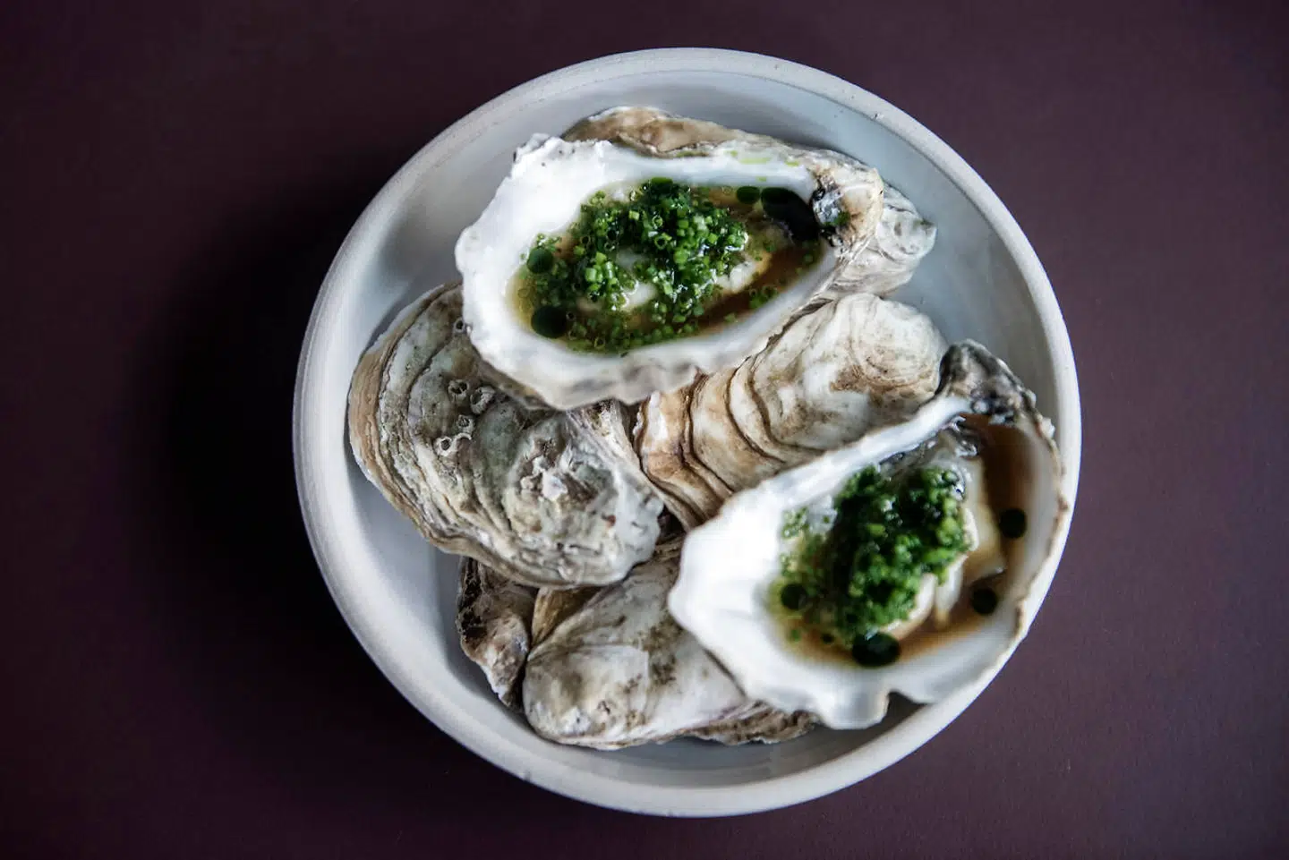 Østers med mandarin, soya og lime