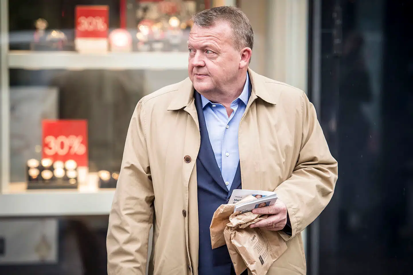 Statsminister Lars Løkke Rasmussen (V) er i fuld gang med valgkampen, hvor Venstre i første omgang vil fremstille Løkke som indbegrebet af ro og fornuft. Foto: Mads Claus Rasmussen/Ritzau Scanpix