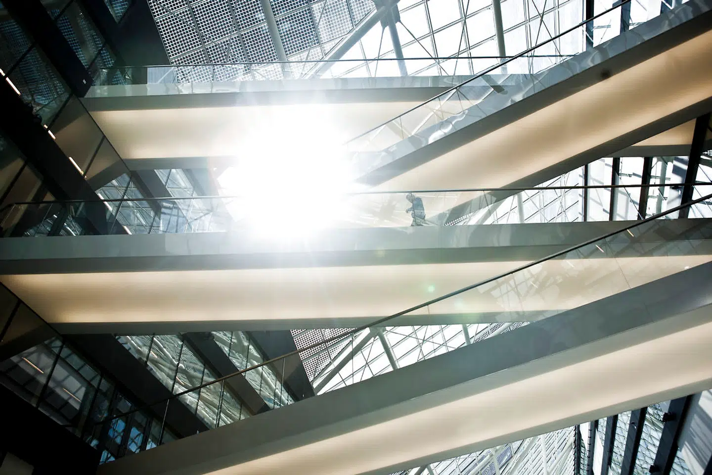 Et blik indefra i Industriens Hus.