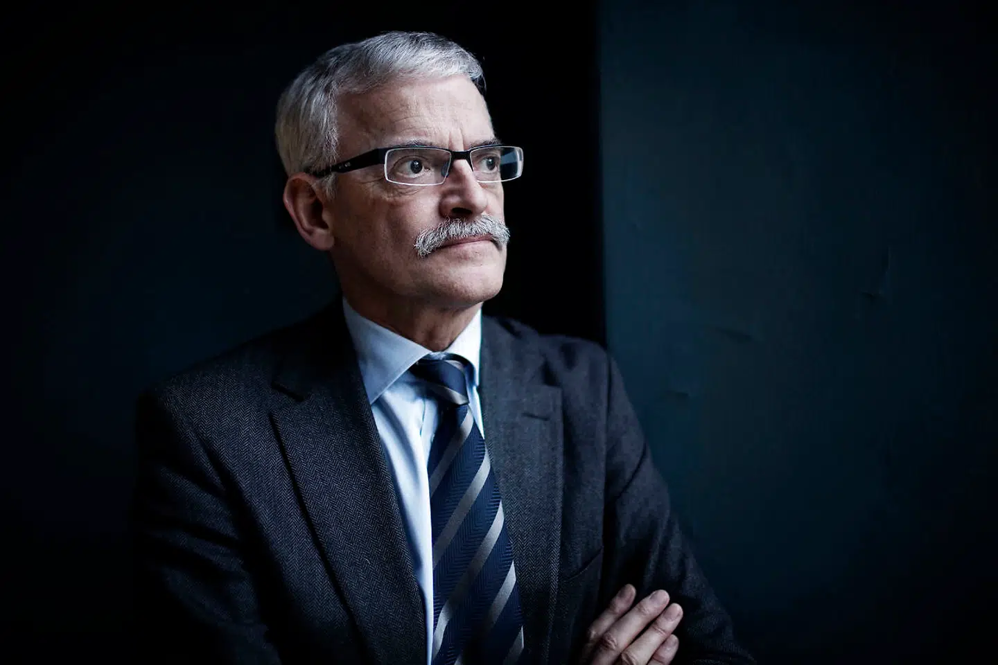 Johannes Riis, tidligere litterær direktør i Gyldendal, medvirker i podcasten »Den smukke borgerlighed«, der har Søren Pind som vært.