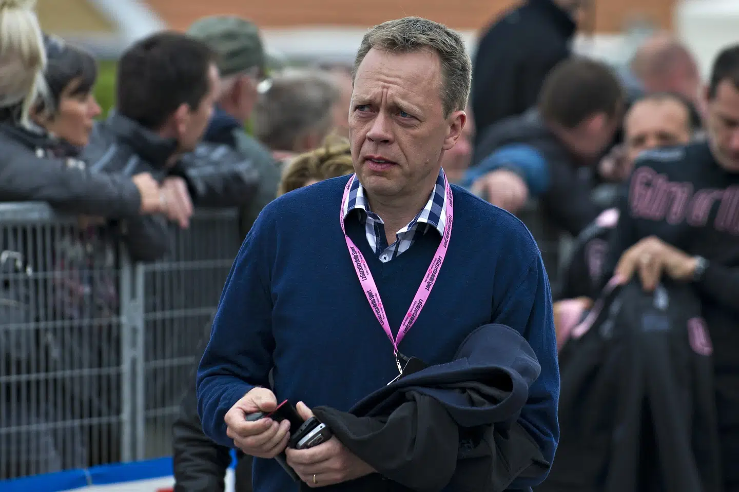 Alex Pedersen var også med i afviklingen af Giro d'Italia-starten i Danmark i 2012. Claus Fisker/Ritzau Scanpix