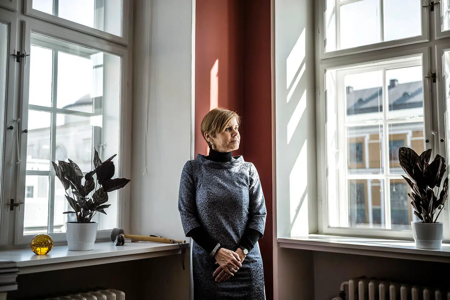 »Jeg kommer til at køre på nogle korte budskaber: Ja til EU. Nej til en fælles hær. Ja til EU. Nej til fri adgang til velfærdsydelser. Ja til EU. Nej til EU-bureaukrati,« siger Mette Bock, der er spidskandidat til Europa-Parlamentet for Liberal Alliance.