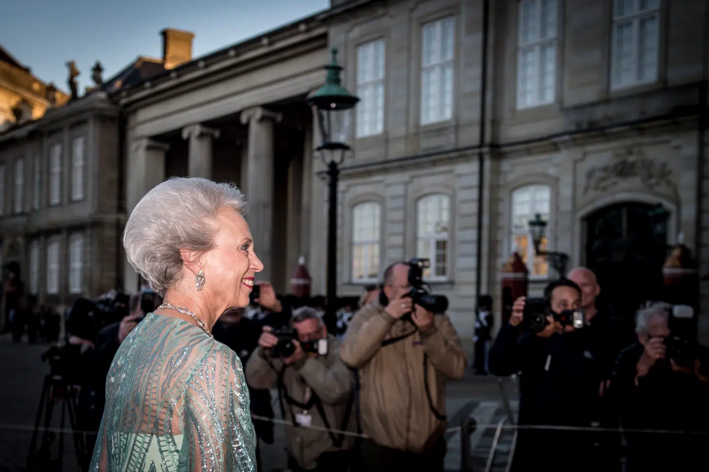 En storsmilende prinsesse Benedikte, 75 år. Prinsessen er protektor for 31 danske og fem udenlandske organisationer og siger selv, at rollen som protektor er »en kæmpe glæde for mig«. Tekst: Pernille Dreyer perd@berlingske.dk