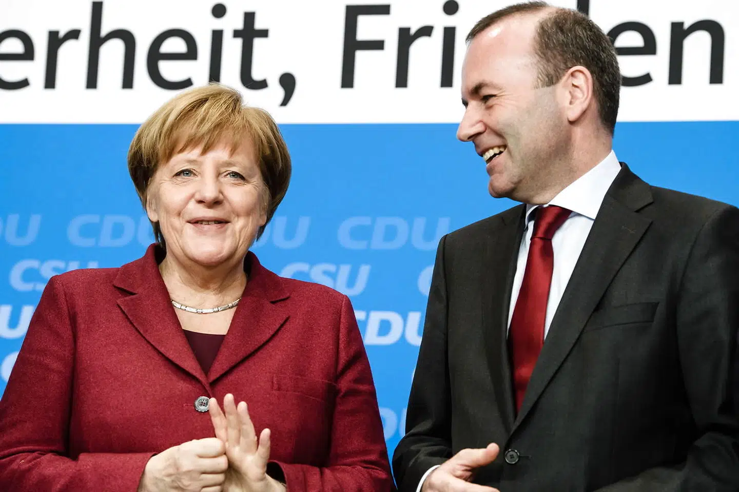Da kansler Angela Merkel ikke længere er formand for CDU, kommer hun kun til at deltage i få valgmøder sammen med spidskandidat Manfred Weber. Det ene bliver i den 18.maj i Zagreb i Kroatien; det andet i München lige inden valget.