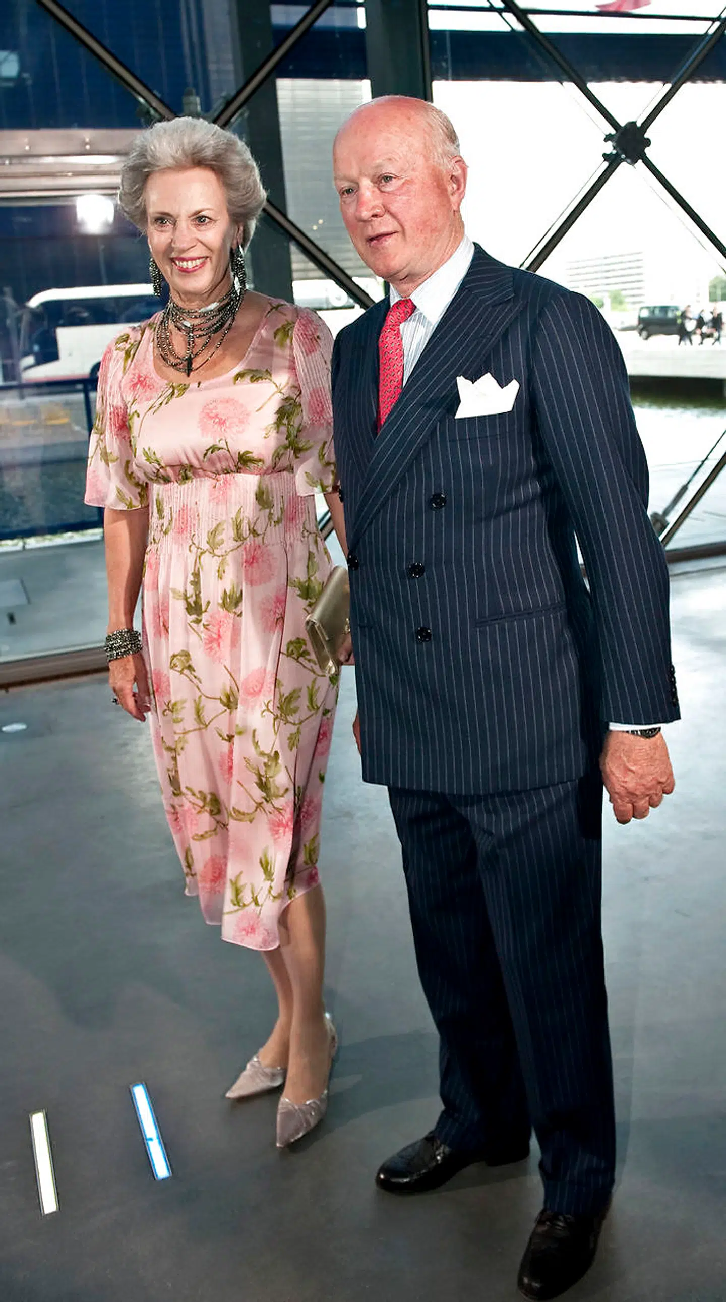 Prinsesse Benedikte og prins Richard ankommer til koncert i DR Byen. Prins Richard døde for et par år siden.