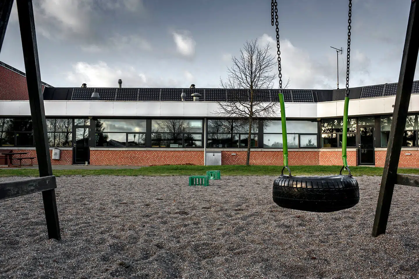 Sydskolen i Fårevejle var et af de bombemål, pigen fra Kundby havde udset sig.