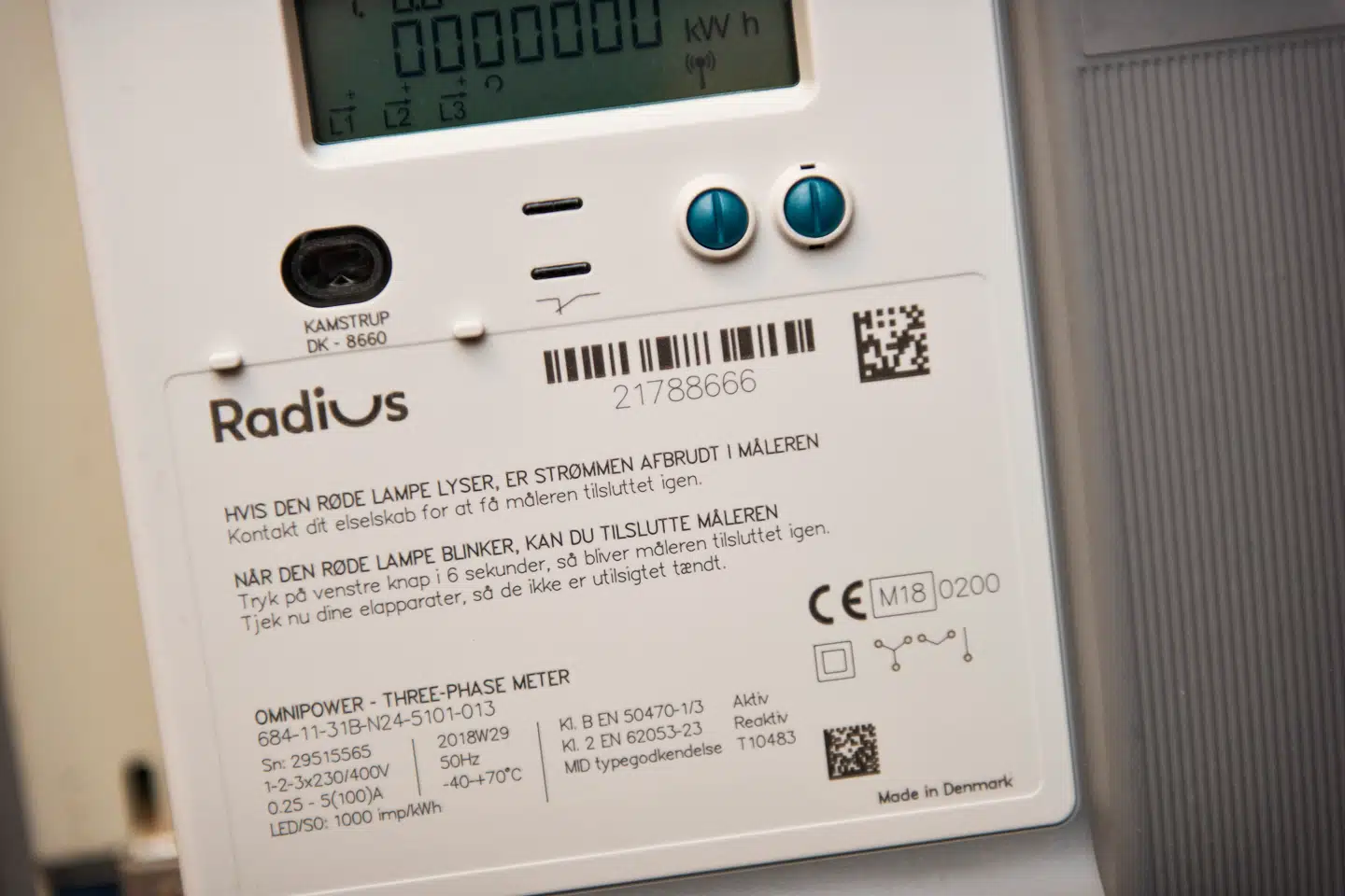 De nye varmemålere skulle helst ikke gå i stykker lige med det første. Men selv hvis de gør, og varmeforbruget ikke kan måles præcist i de enkelte lejemål, får udlejer stadig sine omkostninger dækket, viser en landsretsdom. Foto: Kristian Djurhuus, Ritzau Scanpix