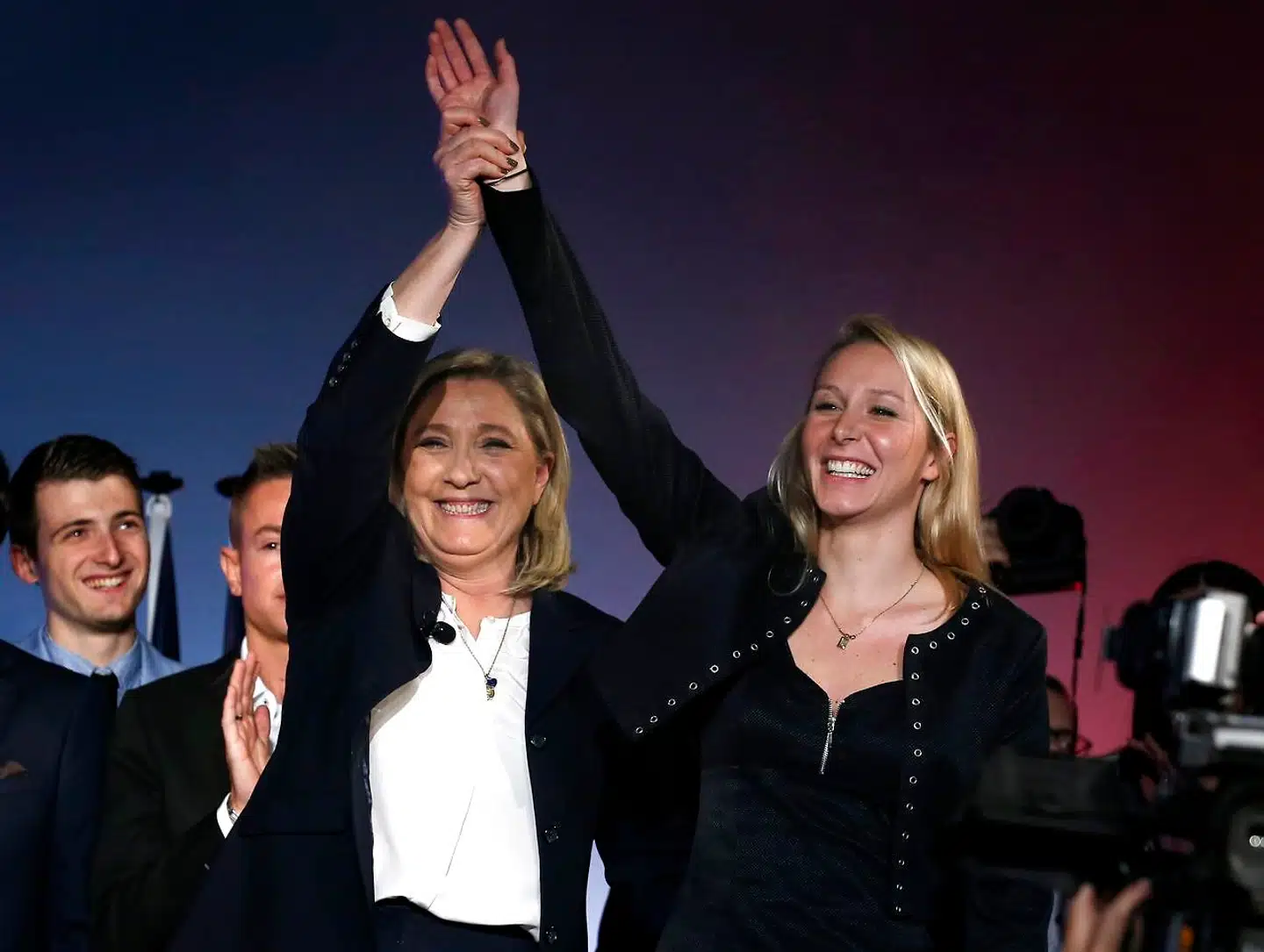 Marine Le Pen og Marion Maréchal er moster og niece, men også potentielle rivaler til positionen som leder af det højrenationale Frankrig.