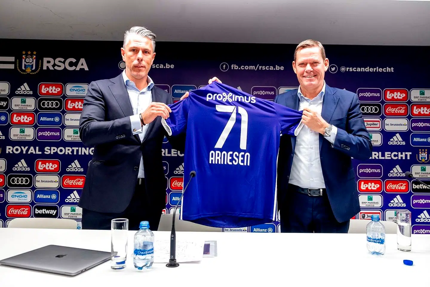 Frank Arnesen, da han blev præsenteret som ny teknisk direktør tidligere i år.