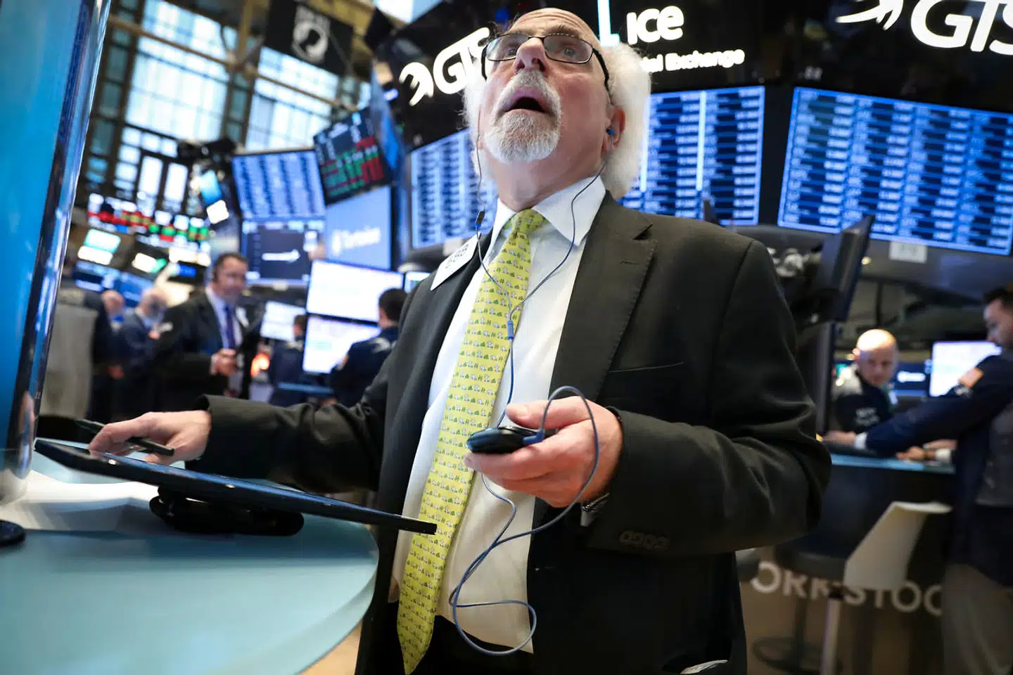 Amerikanske aktier slog rekord i tirsdagens handel. Foto: Reuters/Brendan McDermid/Ritzau Scanpix