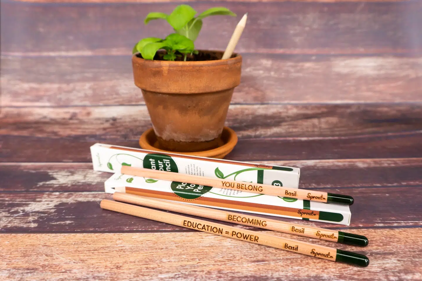 Ved Michelle Obamas boglancering vil Sprouts blyanter med Obamas egne budskaber blive solgt. »Becoming« er den originale titel på biografien.