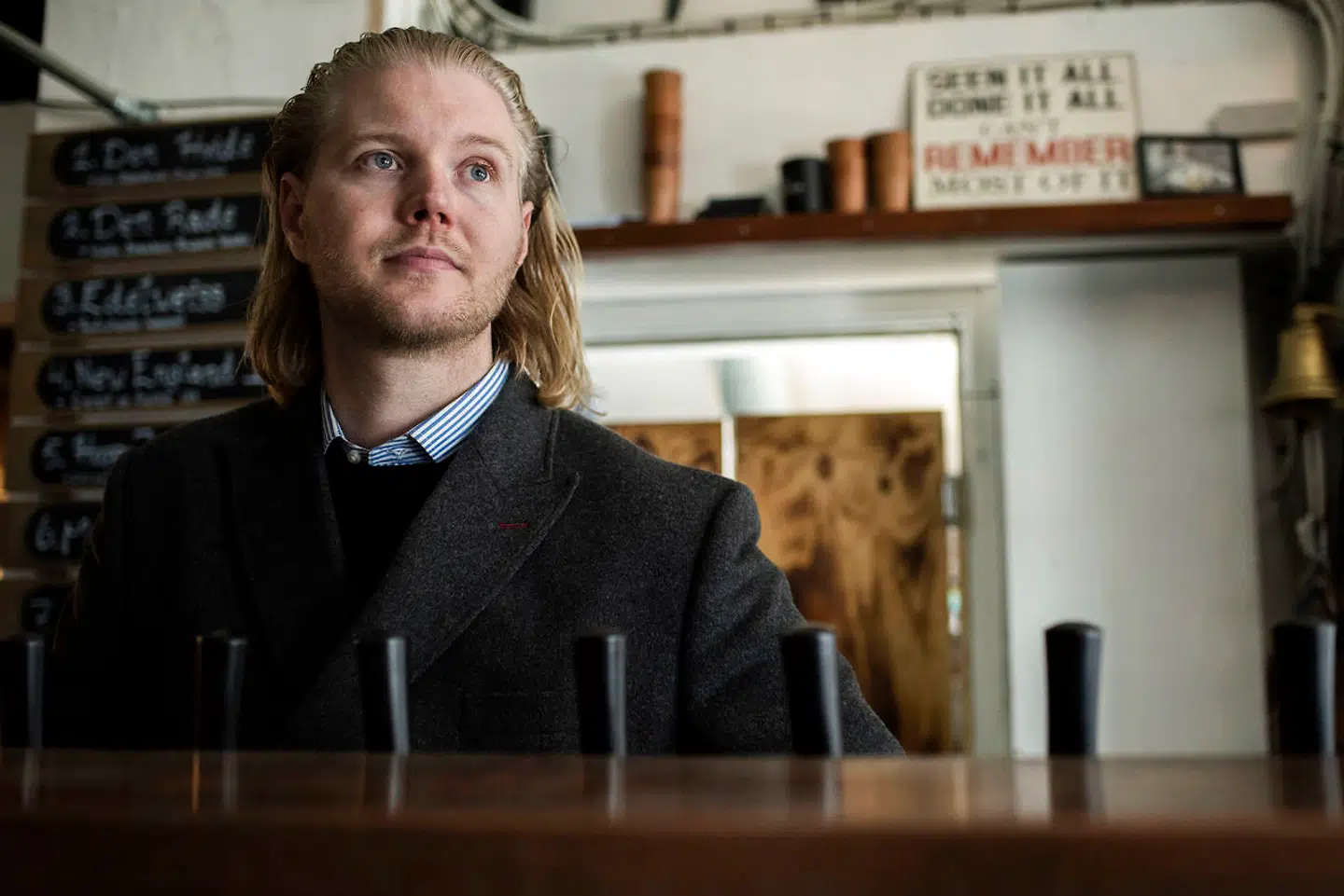 Robin Ungermann bag baren på Kellerdirk, som senest blev bygget om for to år siden.