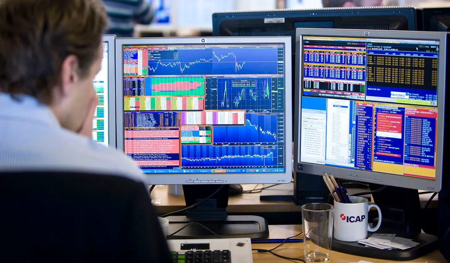 De danske aktier har klaret sig forrygende siden finanskrisen. Kun overgået af enkelte vækstmarkeder som det filippinske. Arkivfoto fra aktiehandel i Nordea: Jens Nørgaard Larsen/Ritzau Scanpix