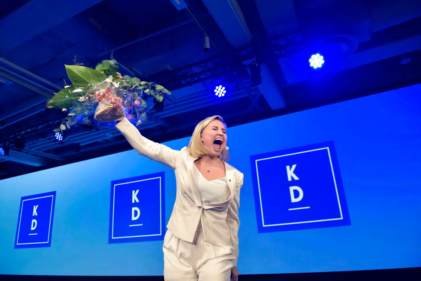 Kristdemokraternas partileder Ebba Busch Thor overskygger alt og alle i blå blok, og hun er siden riksdagsvalget i september blevet den helt overraskende politiske stjerne i svensk politik.