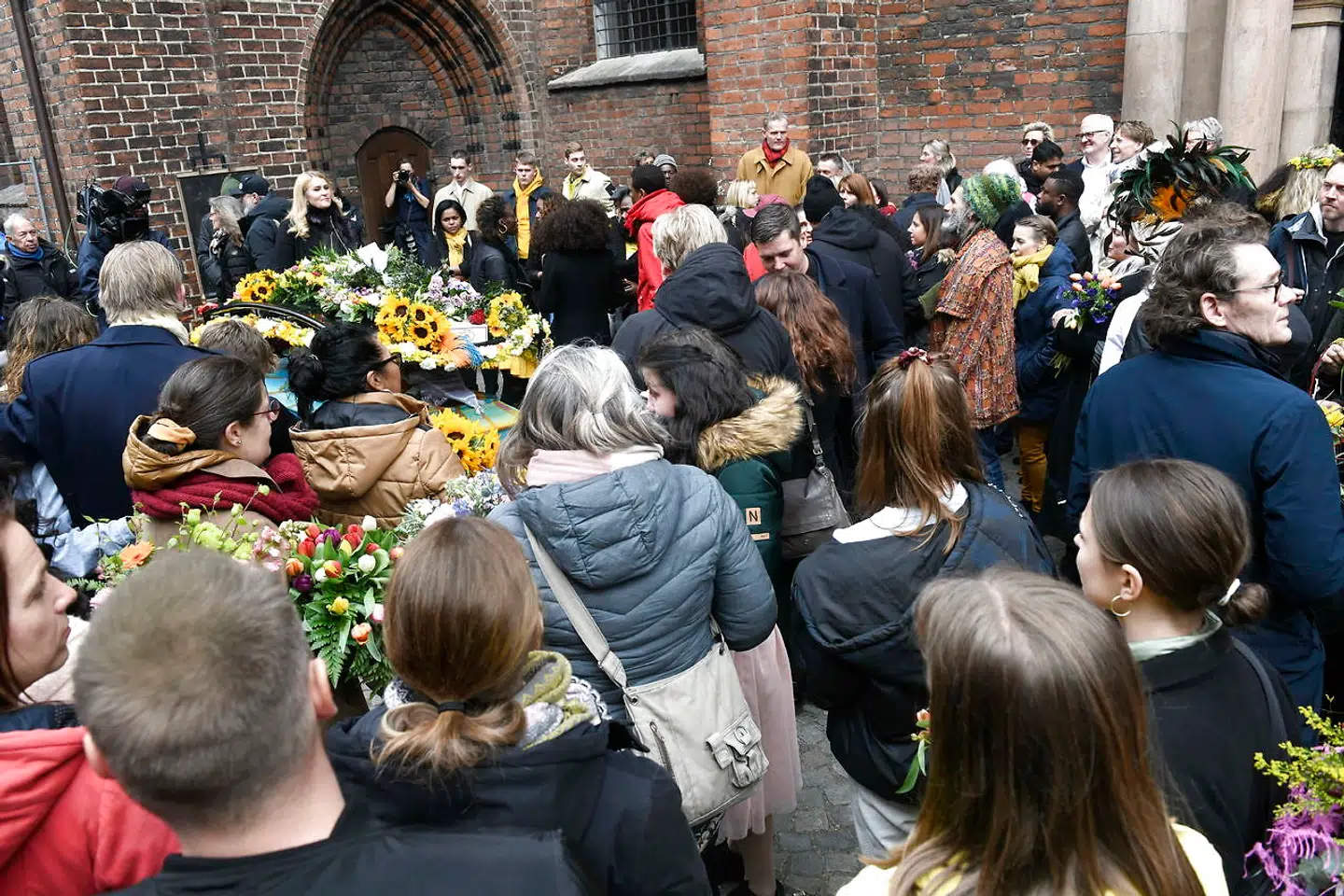 Morten Lindberg, også kendt som Master Fatman, bisættes fra Helligaandskirken i København, lørdag den 13. april 2019. Bisættelsen er for familie, venner og kolleger, og man er velkommen til - i Mortens ånd - at møde op i farver. (Foto: Philip Davali/Scanpix 2019)