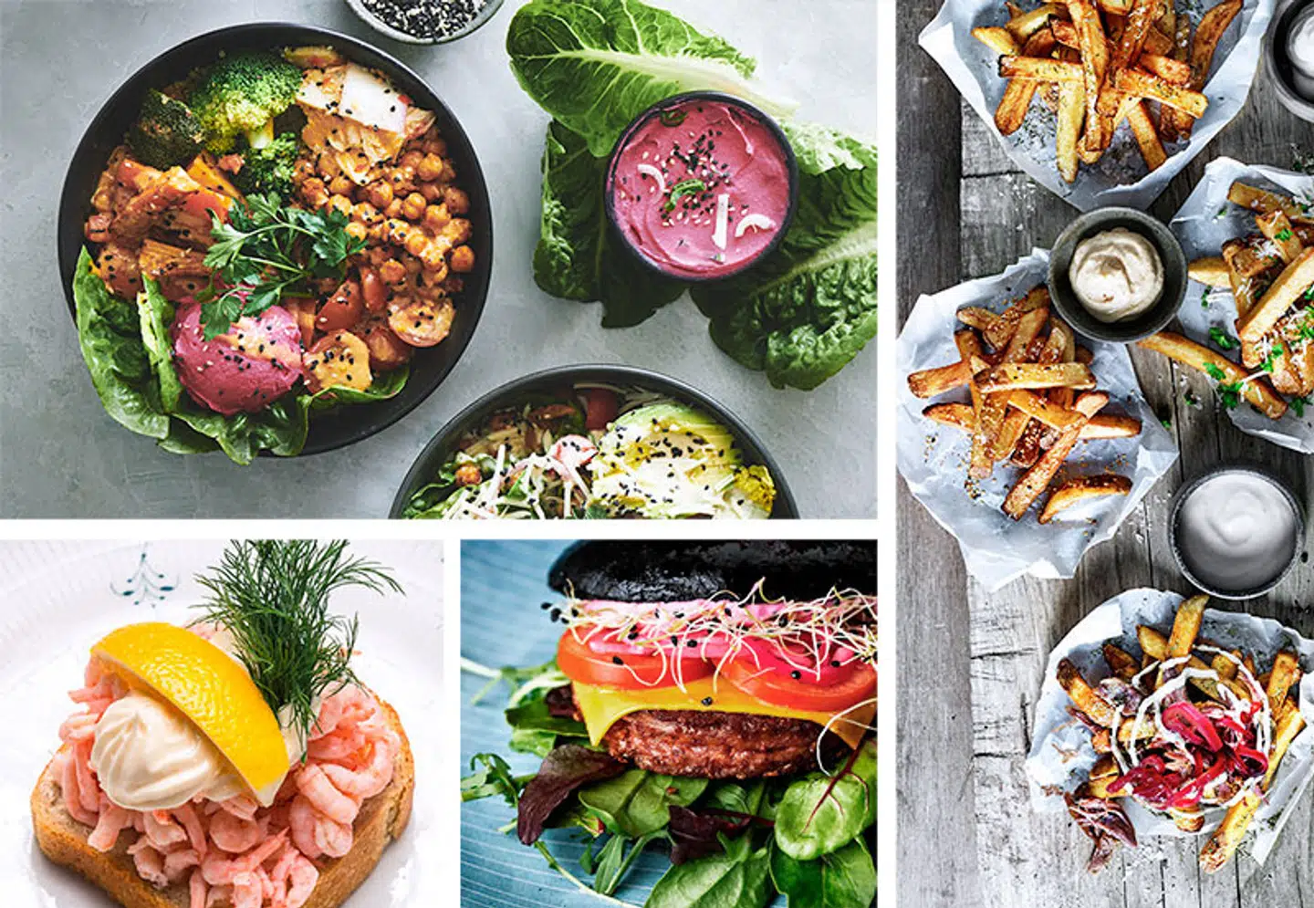 Et udsnit af de mange madtraditioner i Boltens Food Court.