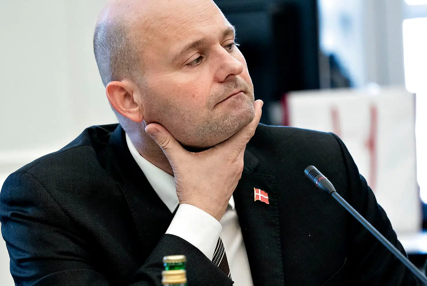 Justitsminister Søren Pape Poulsen (K) har nu modtaget minimum to breve fra aktører, der er bekymret for den nye tolkeordning, der trådte i kraft 1. april. Arkivfoto: Keld Navntoft/Ritzau Scanpix