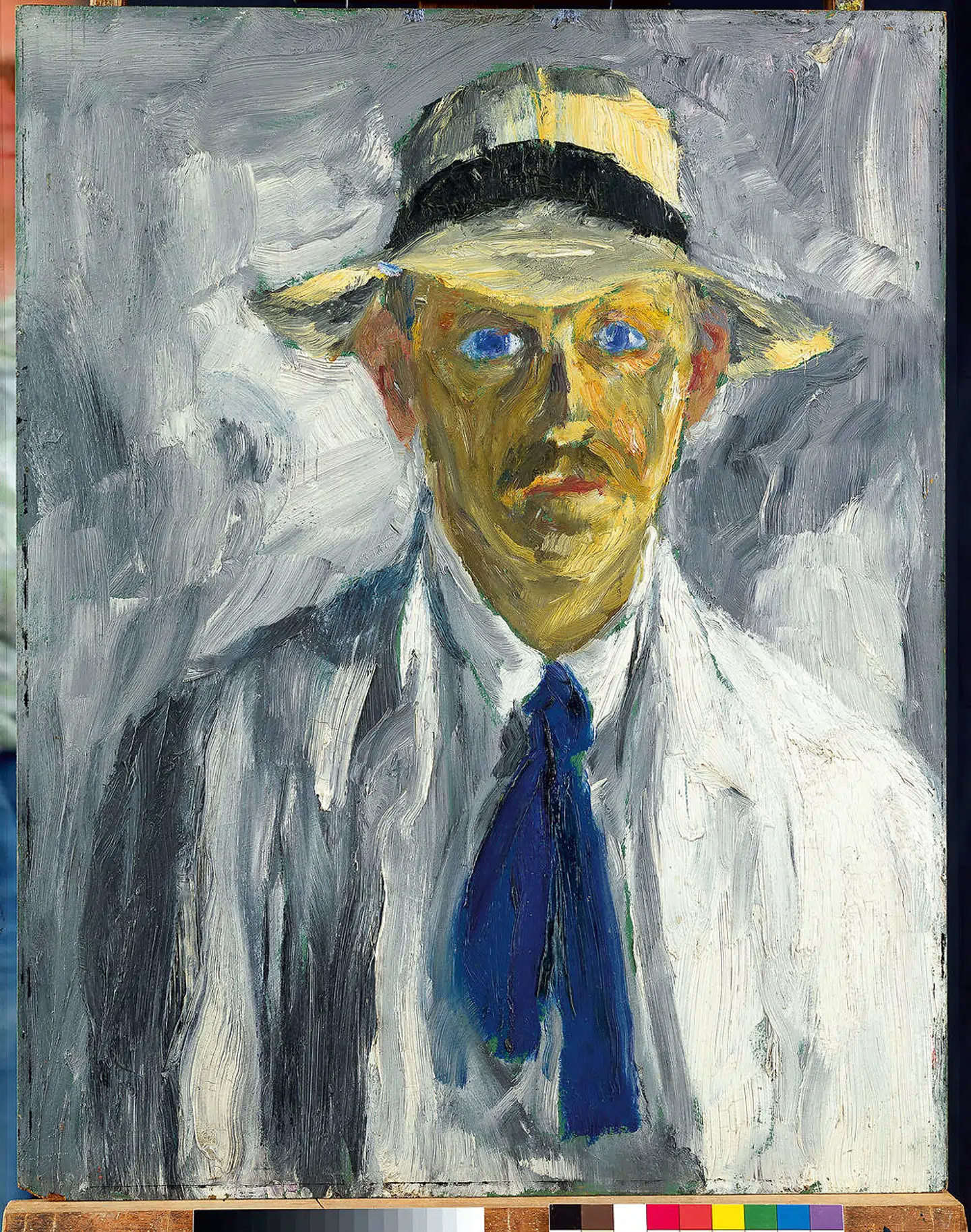 Emil Noldes selvportræt fra 1917.