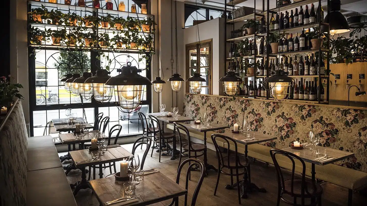 Glou Glou, interiør.