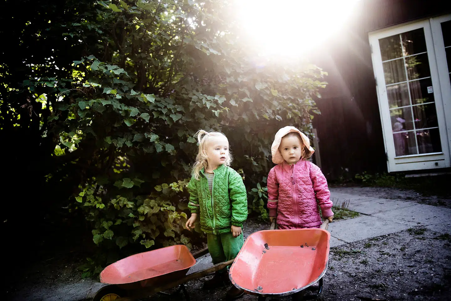 Forældre og pædagoger har startet underskriftindsamling for at undgå iPads i deres børns daginstitutioner. Her børn uden iPads i Børneøen Bonsai, et Rudolf Steiner børnehus med vuggestue og skovbørnehave.