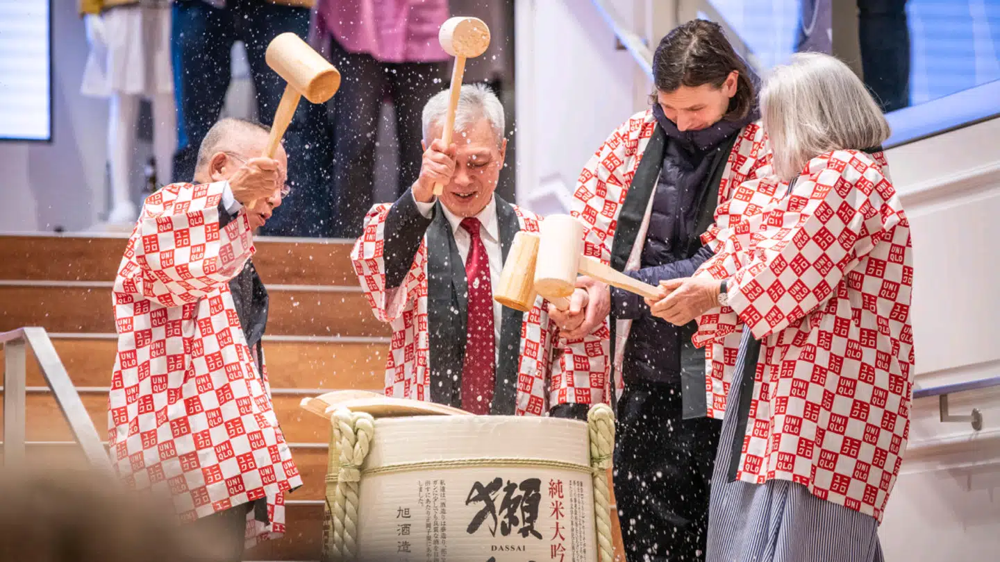 Butikken blev indviet efter alle japanske forskrifter. (Foto: Uniqlo)