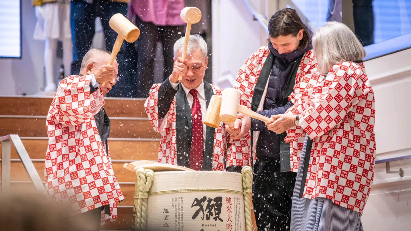 Butikken blev indviet efter alle japanske forskrifter. (Foto: Uniqlo)