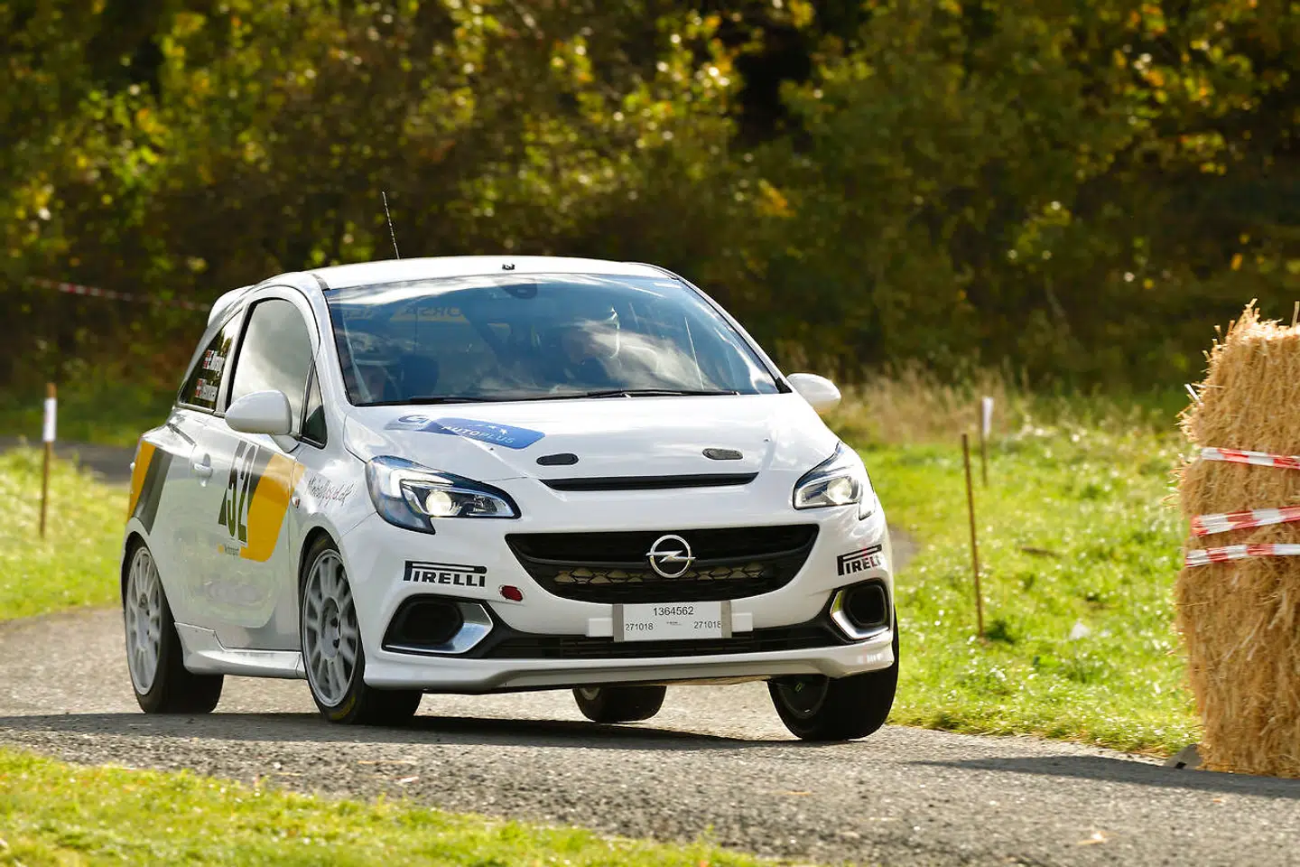 Det var i denne rallymodificerede Opel Corsa, Erik Morsing brækkede kravebenet ved en rallyprøve i Østjylland.