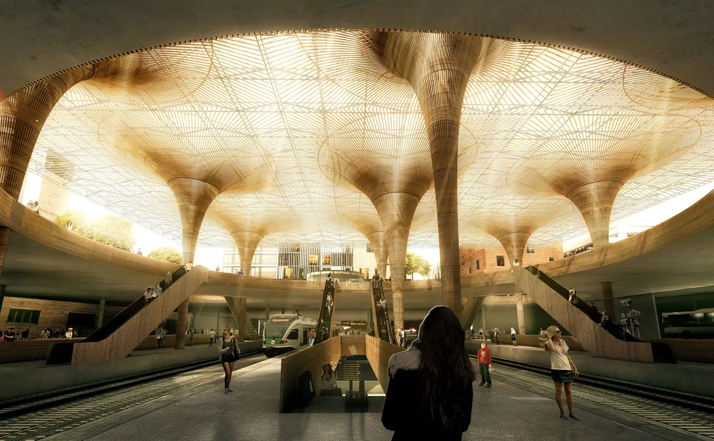 Cobe har også tegnet den finske by Tamperes nye centralstation. Over banegårdspladsen skal der etableres en stor, åben tagkonstruktion, som er tænkt til at blive byen mødested. Rundt om stationspladsen skal der bygges biograf, butikker, boliger og kontorer.