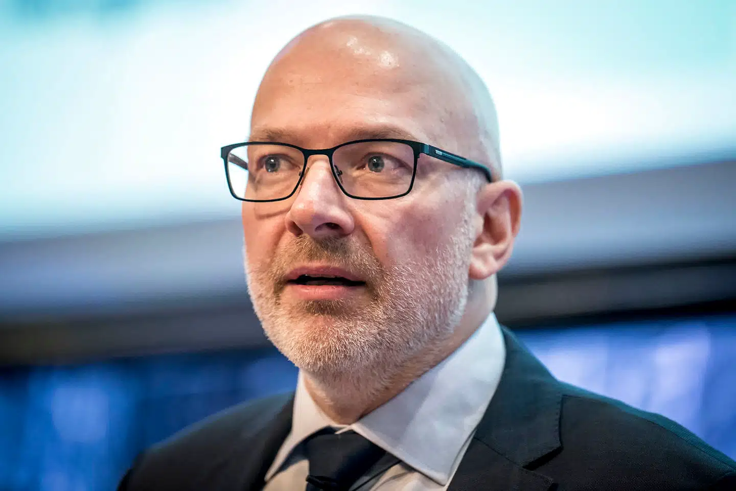 Danske Bank har været hårdt ramt af en omfattende hvidvaskskandale. Nu er banken sammen med resten af sektoren på vej med et fælles hvidvaskregister, hvor bankerne vil dele data. På billedet ses midlertidig adm. direktør for Danske Bank Jesper Nielsen.