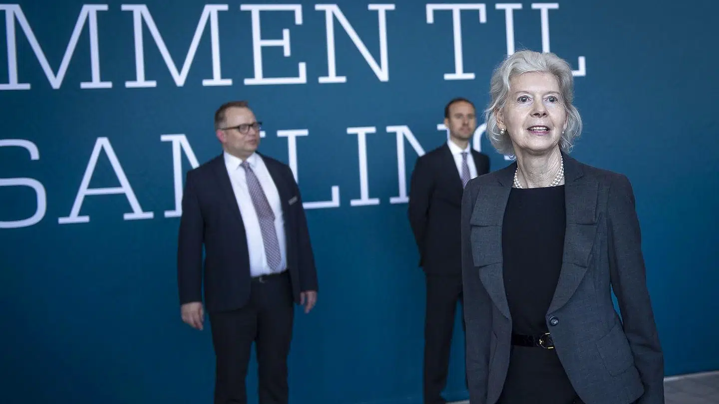 Ane Mærsk Mc-Kinney Uggla ved A.P Møller - Mærsks generalforsamling i Bella Center tirsdag 2. april 2019.