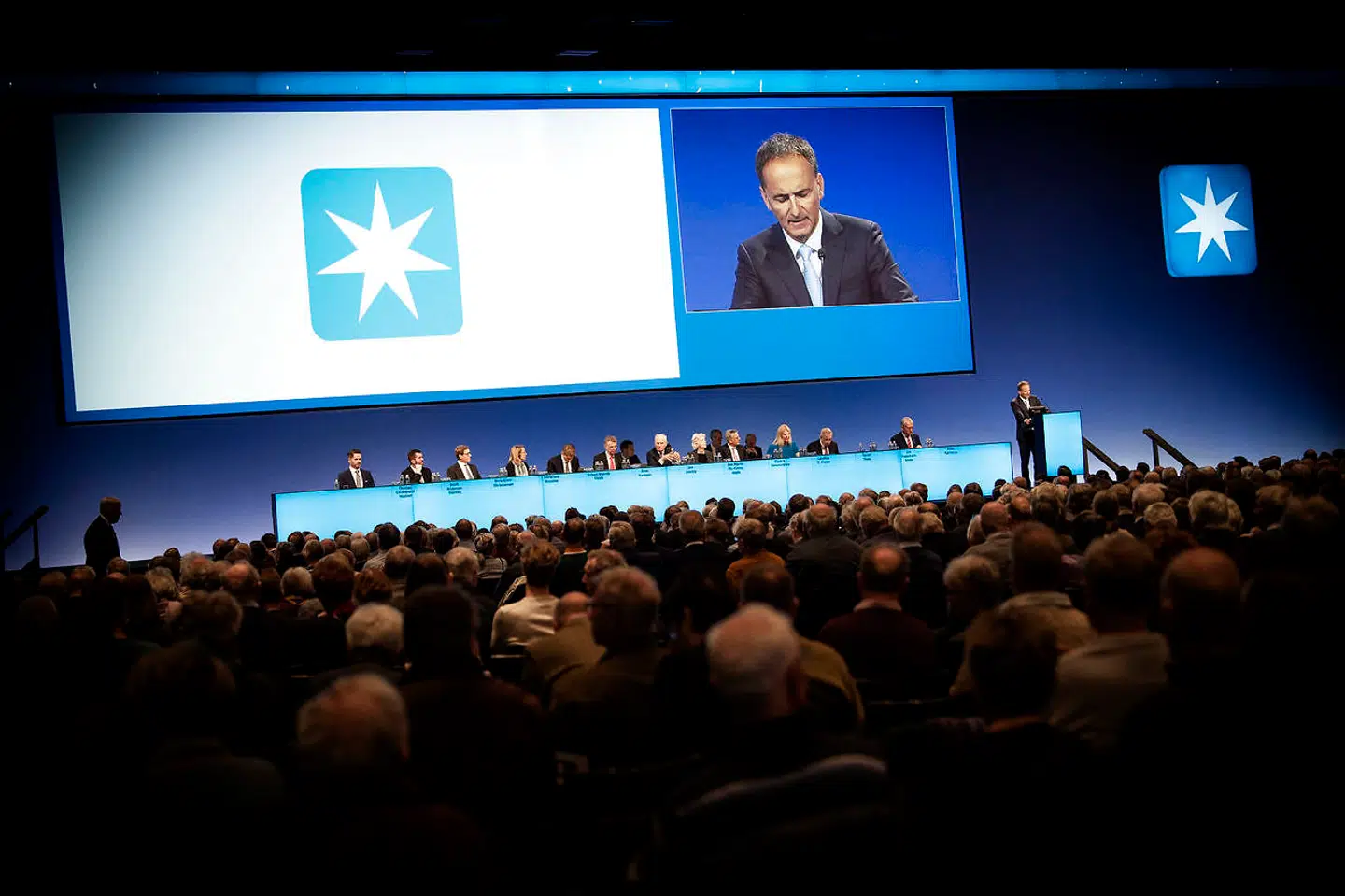 Mærsk generalforsamling i Bella Center tirsdag den 2. april 2019. (Foto: Liselotte Sabroe/Scanpix 2019)