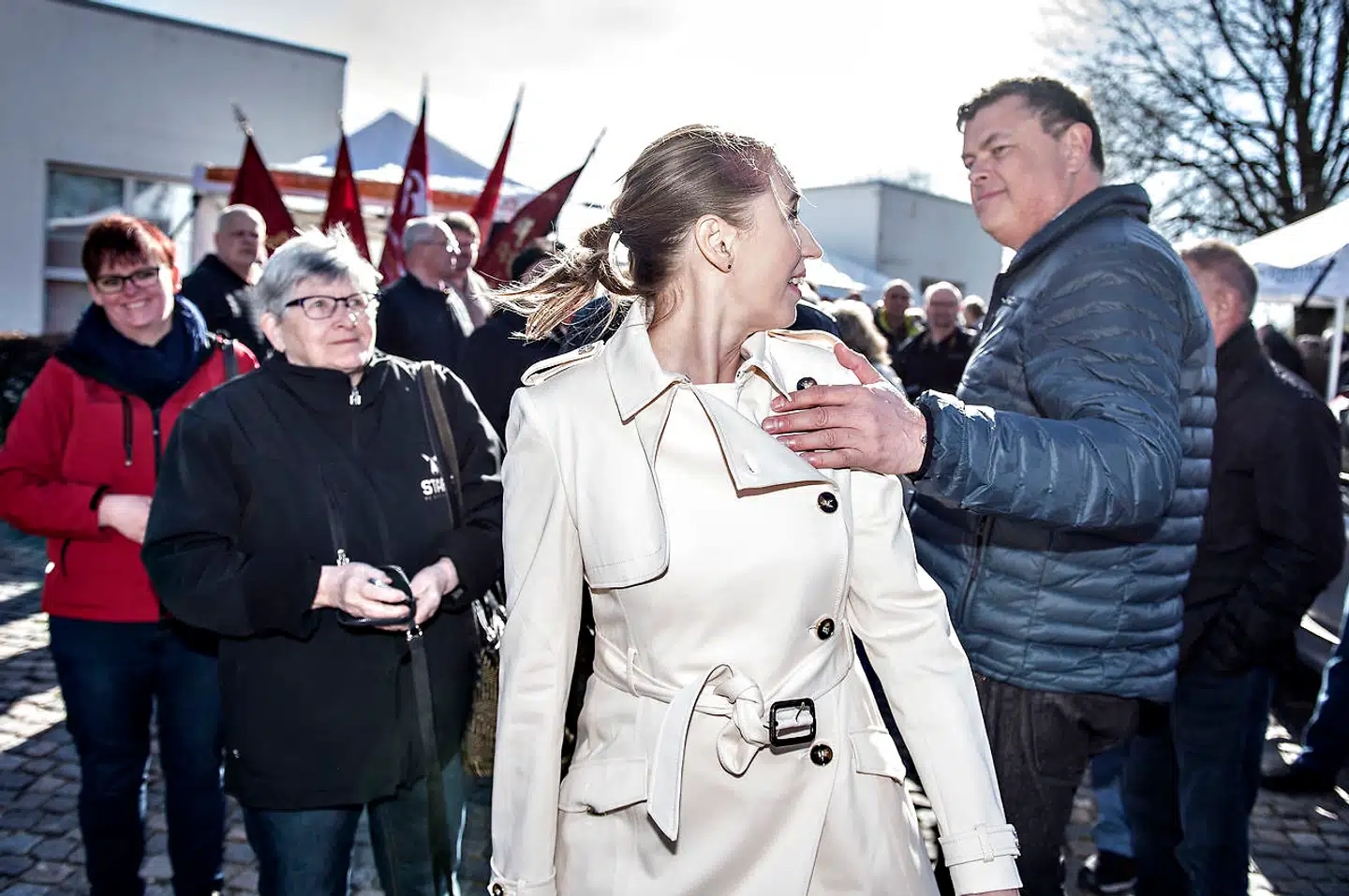 Socialdemokratiets formand, Mette Frederiksen, og Mogens Jensen.