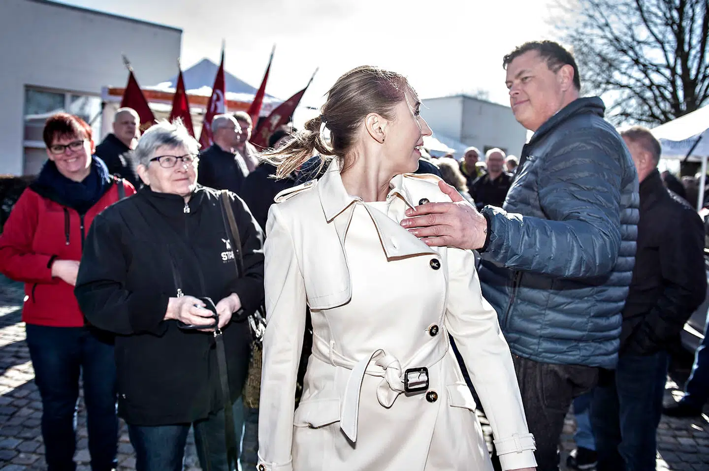 Socialdemokratiets formand, Mette Frederiksen, og Mogens Jensen.
