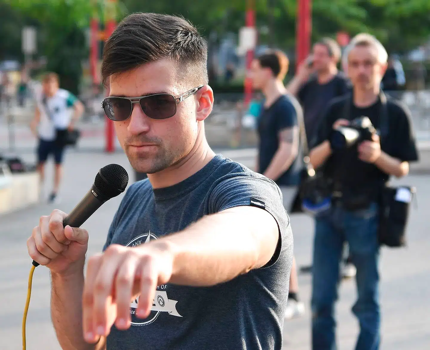 Martin Sellner er formand for Identitærs afdeling i Østrig. Han har tidligere haft forbindelser til en nynazistisk gruppe i Østrig.