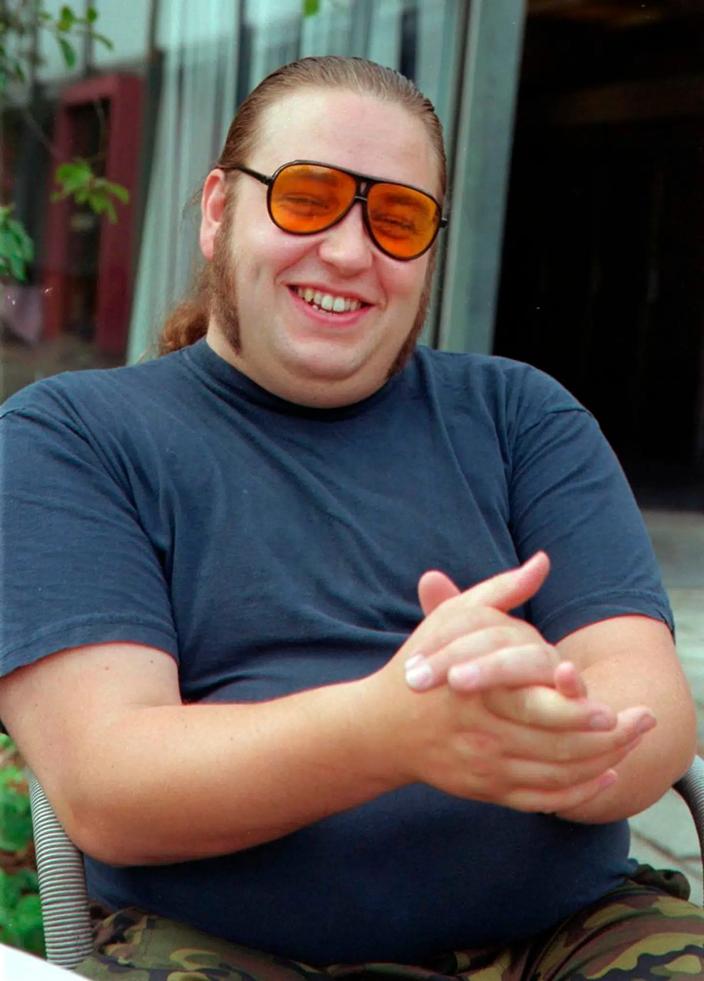 Master Fatman alias Morten Lindberg, musiker. 10. september 1995.