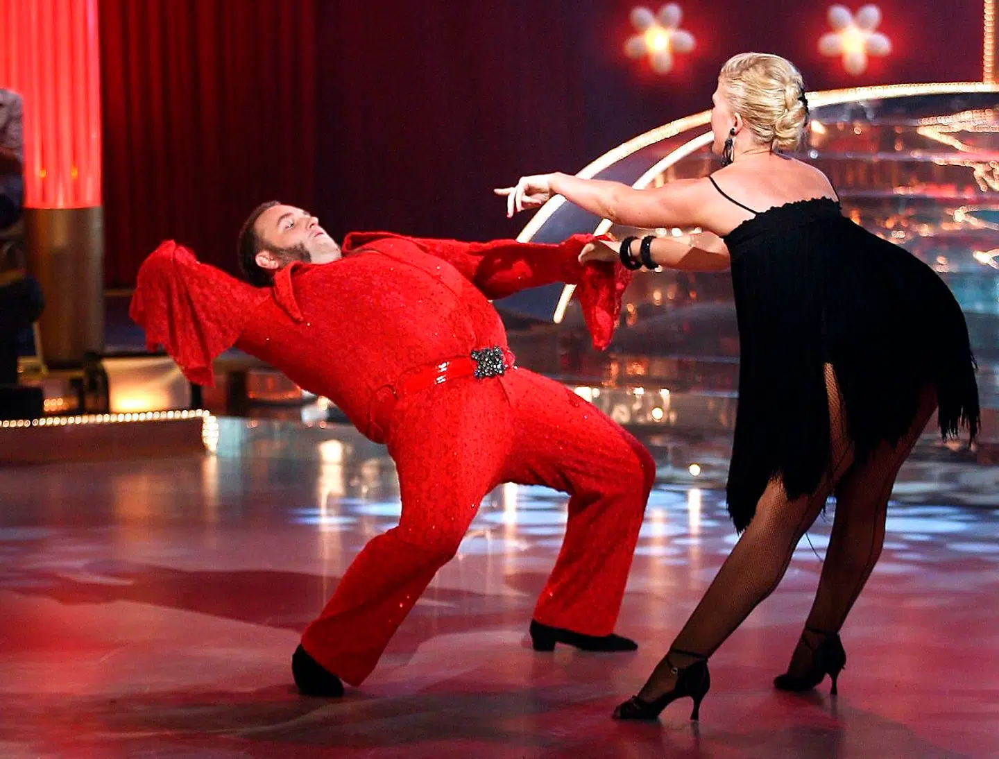 Morten Lindberg og danser Mie Moltke deltog som dansepar i TV2's underholdningsprogram »Vild med dans« i 2006. De vandt desværre ikke. 15. september 2006.