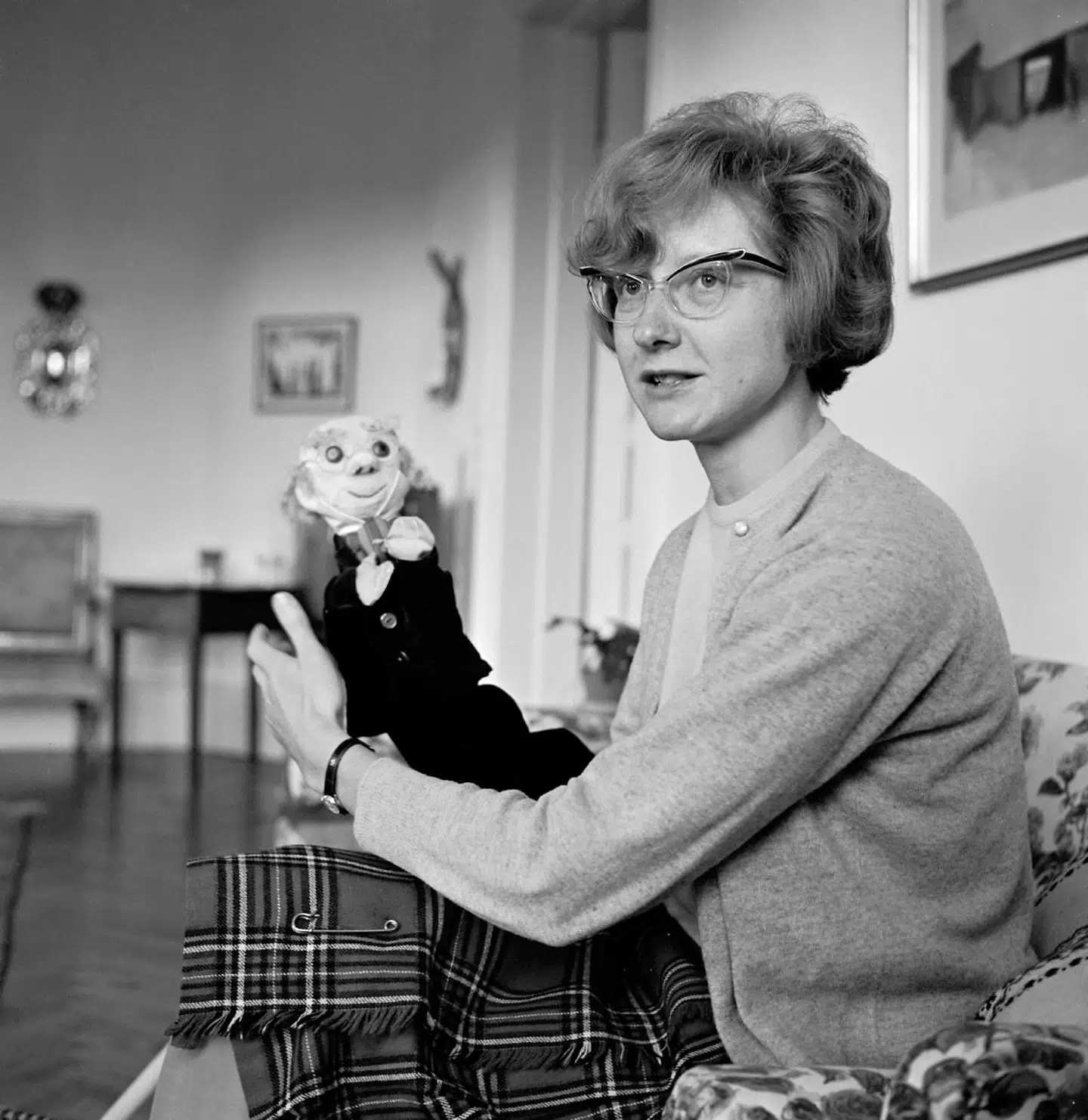 Jytte Abildstrøm startede med at spille dukketeater hjemme i stuen.