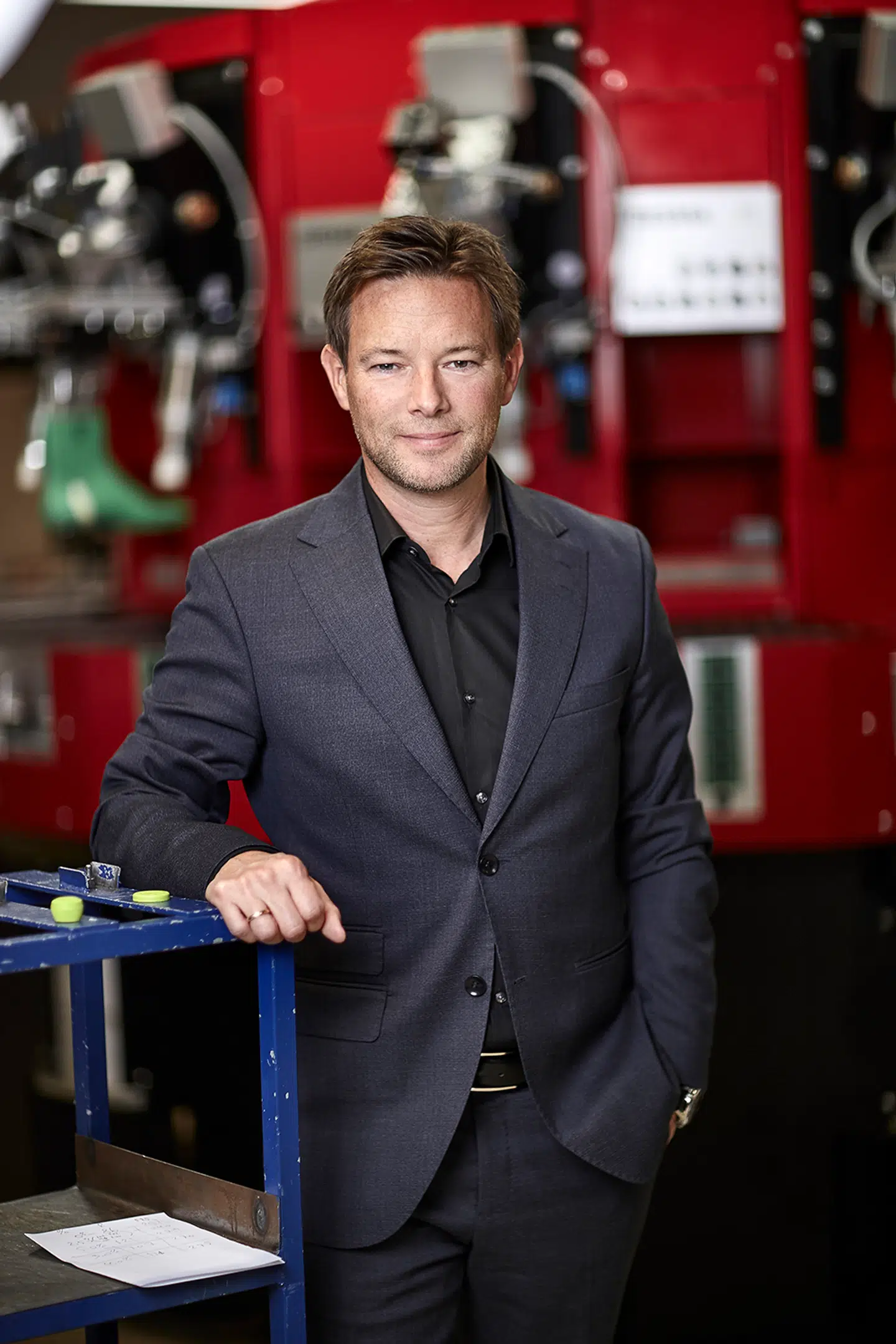 Eccos topchef, Steen Borgholm, leverer for andet år i træk et rekordregnskab for den sønderjyske skoproducent. Foto: Ecco Sko