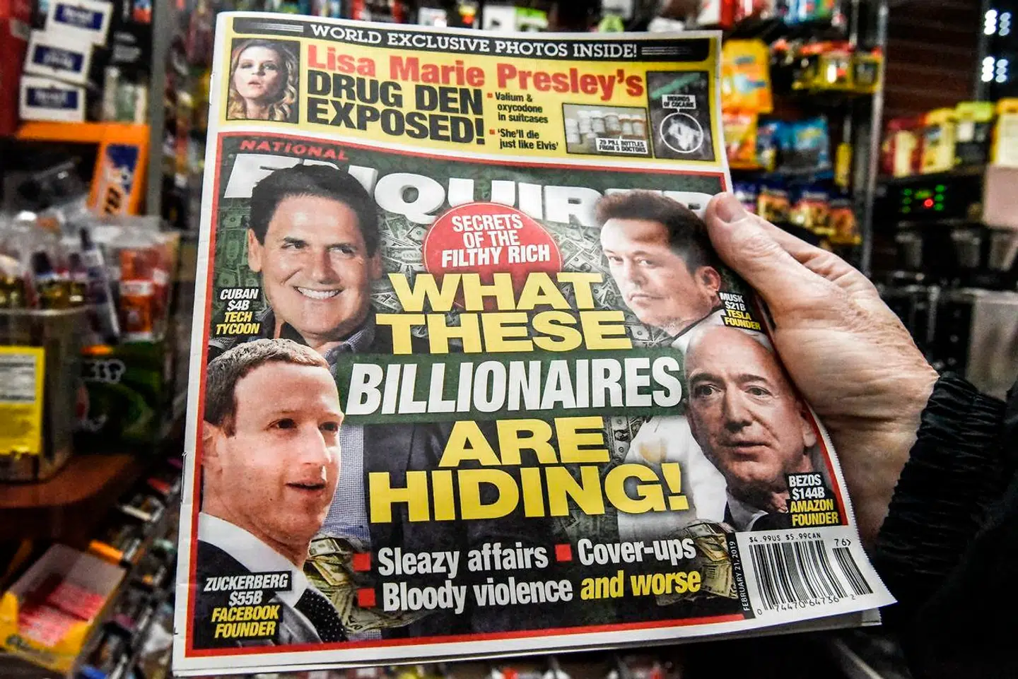 National Enquirer er kendt som en trofast støtte af Donald Trump.