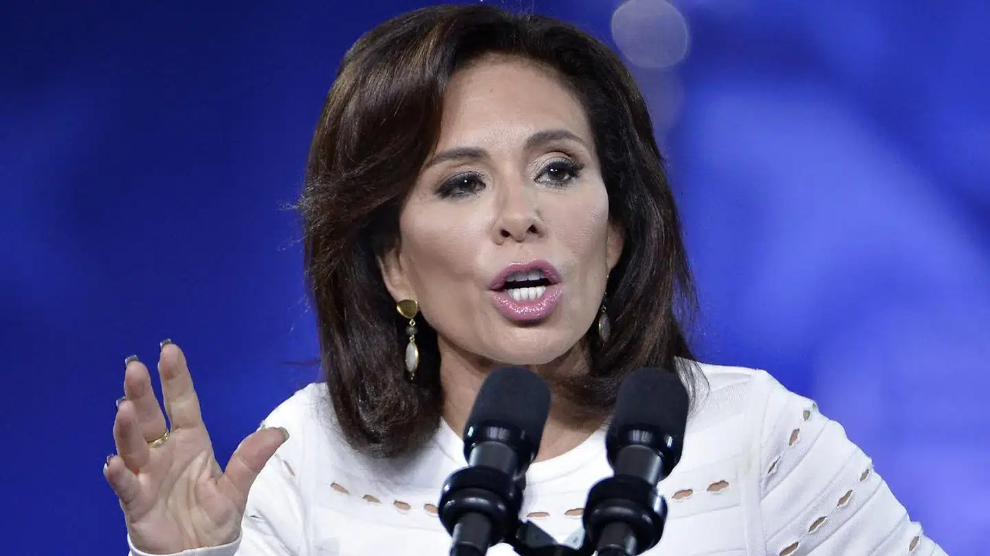 Studievært i modvind: Jeanine Pirro.