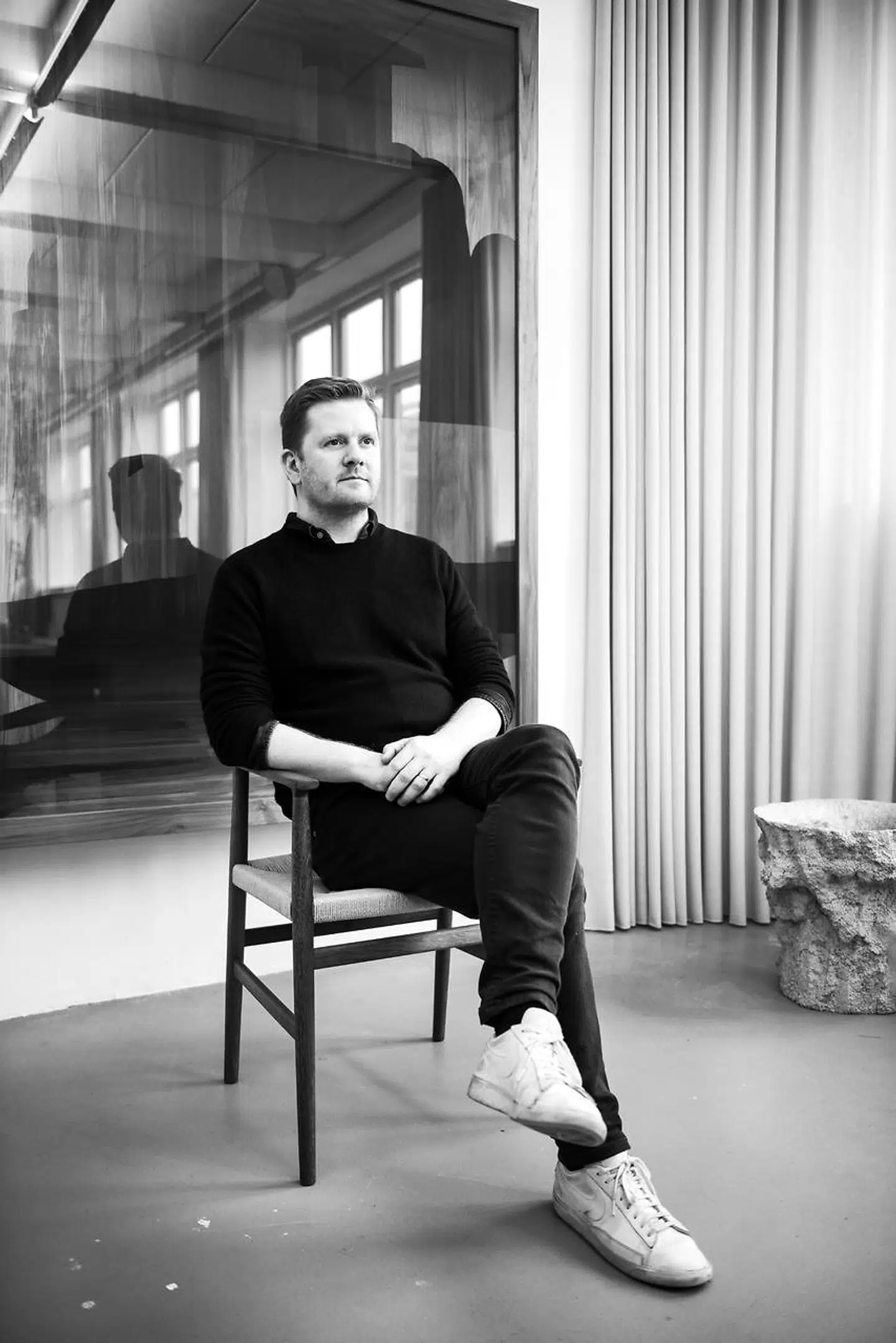 David Thulstrup arbejder han med at indrette omgivelserne for andre.