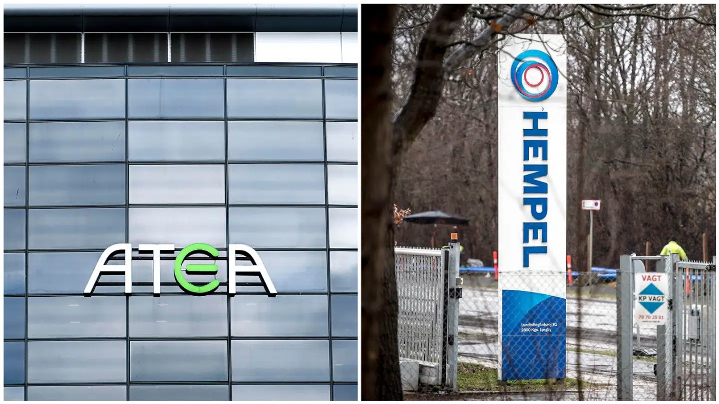 Både Atea og Hempel er dømt for bestikkelse inden for det seneste år. Men Atea er straffet forholdmæssigt hårdere end Hempel. Hvis Hempel var blevet straffet lige så hårdt som Atea, havde det udløst en bøde til Hempel på mindst 760 mio. kr. og ikke de knap 200 mio. kr., som bøden lød på.