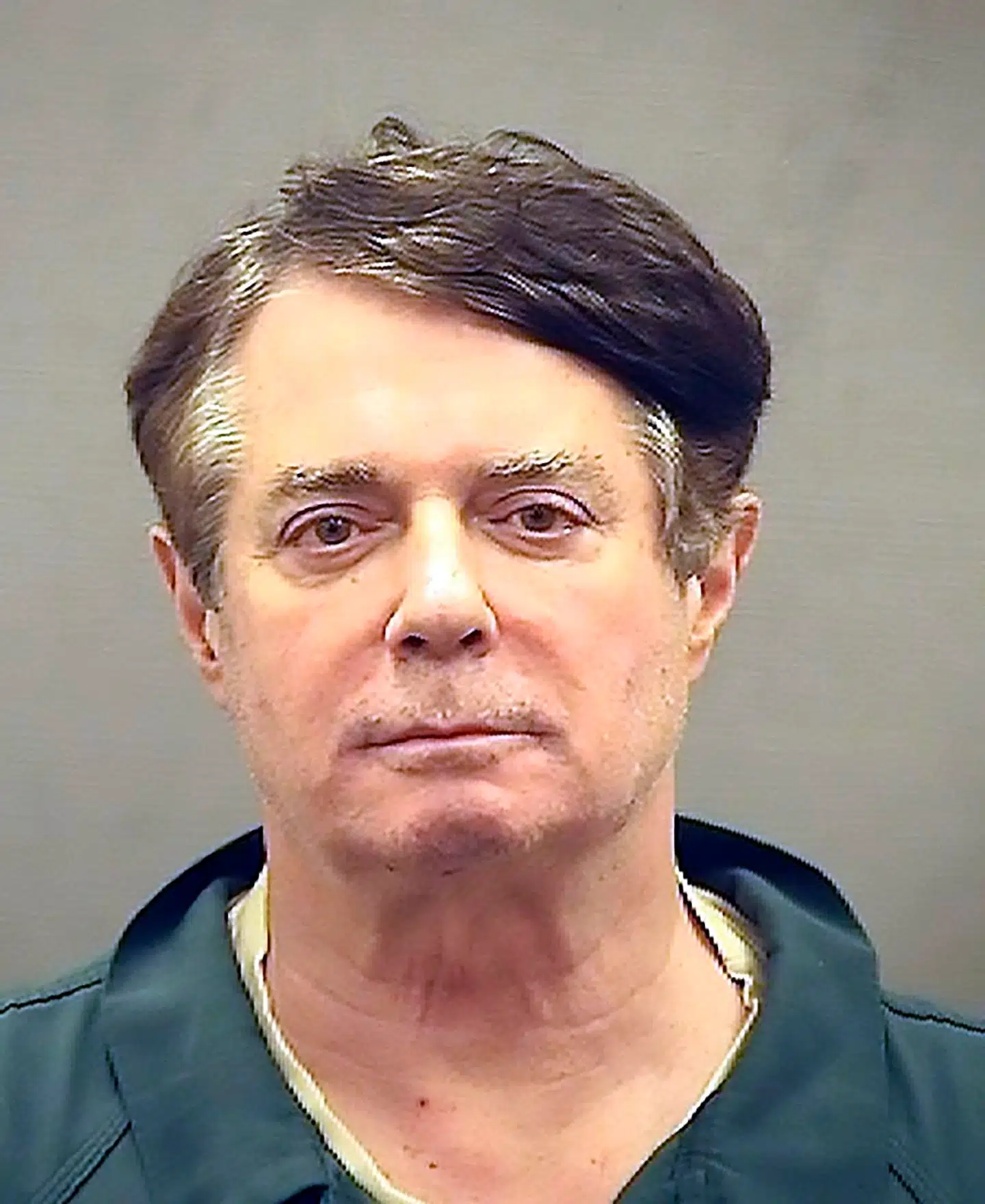 Paul Manafort gik i strudseskindsjake og købte jakkesæt for over 6 mio. kroner. Han har nu siddet fængslet i forløbig ni måneder. Her fra fængslet i Virginia. (Photo by HO / ALEXANDRIA SHERIFF'S OFFICE / AFP)