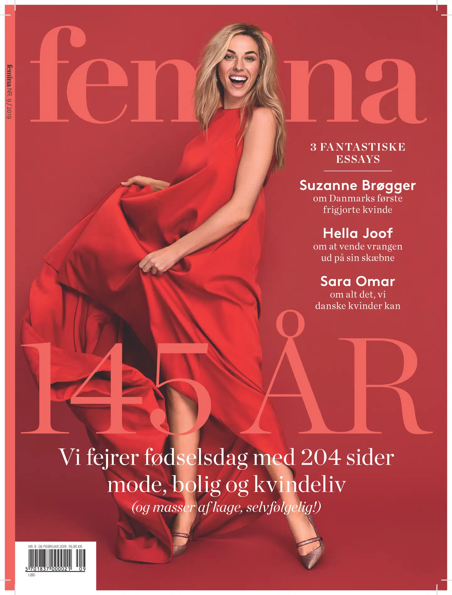 Feminas forside på 145 års -jubuliæumsudgaven.