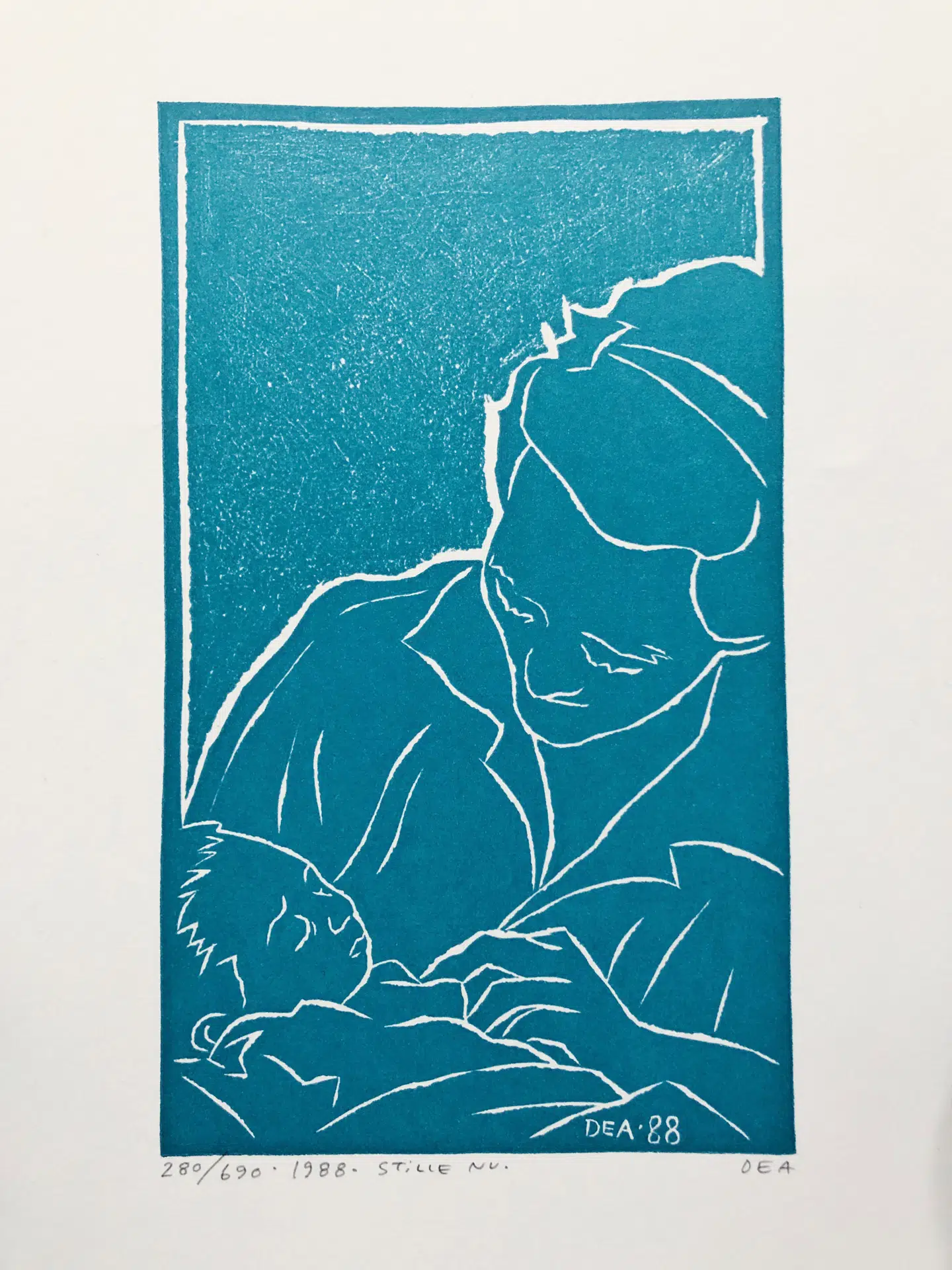 Seneste køb: Et linoleumstryk af Dea Trier Mørch.