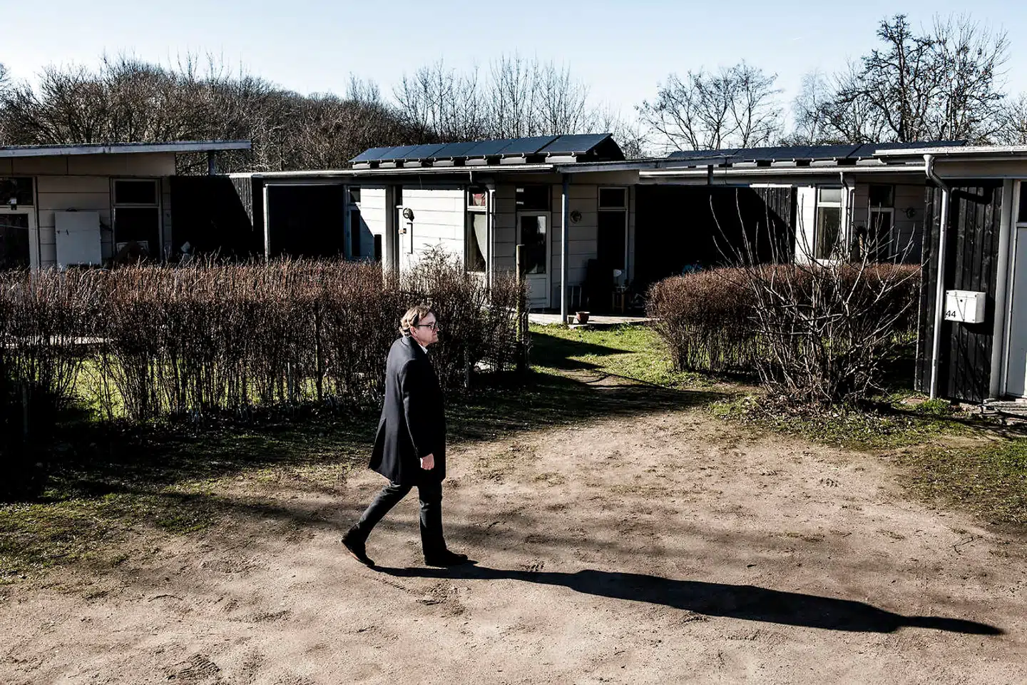 Eivind Kolding er formand for en tænketank, der er kommet med anbefalinger til, hvordan København kan få flere boliger til udsatte mennesker. Her fotograferet i en bebyggelse for sårbare københavnere på Hammelstrupvej i Sydhavnen.