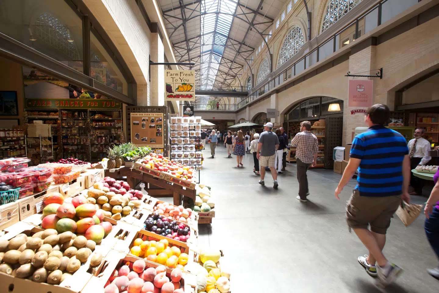 Ferry Building var bandegård og havneterminal i gamle dage.
